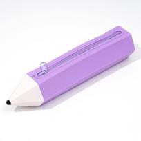 Convenient Carry Pencil Shape Bag Easy To Clean Soft Pencil Case Silicone Pencil Case  Daily Carry