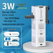 Forest Aquarium Filter: Silent 3-in-1 Water Purification, Circulation, and Oxygenation Pump
