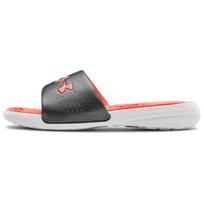 Under Armour Playmaker Fiksuoto dirželio šlepetės Juodos/Oranžinės Moteriškos 3000063-104 39
