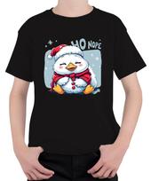 HO NOPE niedlicher Weihnachts Pinguin Cartoon Kawaii süß lustig Unisex Kinder T- XXXL