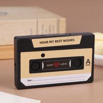 60-Second Diy Audio Voice Recorder Cassette Tape Shaped Recording Device Recordable Greeting Card For Birthday Valentines Day C