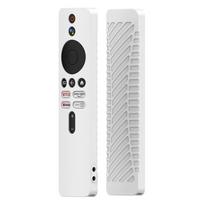 Naujas nuotolinio valdymo pulto dėklas Xiaomi 4K TV MiBoX 2-os kartos nuotolinio valdymo pultams TV priedėlio valdymo dangtelis Silikoninis smūgiams atsparus odai draugiškas nuotolinio valdymo pulto apsaugas balta