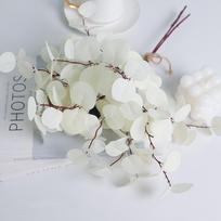 41cm Artificial Eucalyptus Branches Realistic Handmade Fake Eucalyptus Leaf Non-Fading Simulation Plants Home Garden Decor balta