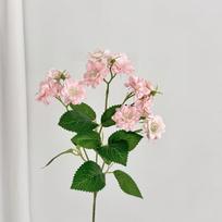 Purple Silk Begonia Jasmine Artificial Flowers for Home Decor & Photography šviesiai rausvos spalvos