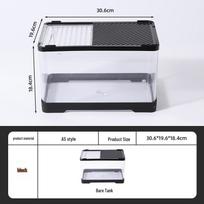 Reptile Terrarium: Plastic Breeding Box for Tortoise, Gecko, Frog, Spider, Beetle, and Snake