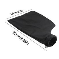 Mitre Saw Dust Bag, Black Dust Collector Bag with Zipper & Wire Stand, for 255 Model Miter Saw juoda