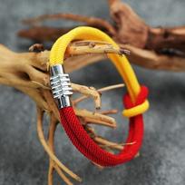 9 Styles Bold Color Clash Rope Bracelet Unisex A Grade 4mm String Magnetic Clasp Wristband For Daily Wear Valentine Day Braslet S 18.5cm 7.3Inch