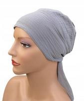 Chusta Damska Aga 068Z Muślinu Turban Wiosenny Także Po Chemioterapii