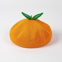 Spring Autumn Kids 52cm Handmade Beret Women Hat Cute Fruit Pink  Painter Hat Girl Thin Breathable Beanie Present Beret Cap women  56-58cm oranžinė