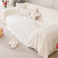 Anti-Cat Scratch Fabric Sofa Cover Cover Full Cover Universal Cover Winter Plush Non-Slip Cushion Cover Towel Sofa Blanket Full Cover Blanket 180*130cm