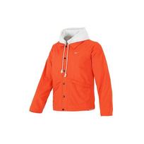 Nike Therma-FIT Standard Issue Fleece-Lined Warm Embroidered Logo Sport Coach Jacket Men Outerwear Orange-Red DA6858-891 XL white