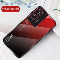 Gradiento grūdinto stiklo dėklas, skirtas „Moto Edge 50 Fusion 50 Pro 40 Edge40 Neo Edge 30 Ultra 20 Moto G04 G24“ fotoaparato objektyvo apsauga, atsparus smūgiams galinis dangtelis For Moto G7 raudona