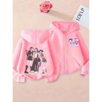 Zip Up Sweatshirts Kpop Demon Hunters Hoodie Children Clothes Kid Girls Boys Sweatshirt Sajaboys Zipper Hoody Baby Casual Tops 110