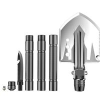 Folding Camping Shovel Outdoor Multitool Survival Equipment for Hiking Hunting Gardening Emergency multi tool shovel