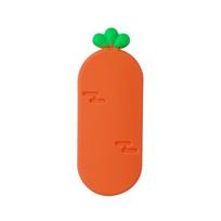 Silicone Shower Head Holder Suction Cup Carrot Shaped Shower Head Fixed Base Shelf Punch Free Adjustable Showerhead Storage Rack