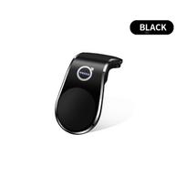 Magnetinis L formos telefono laikiklis automobilyje Išmaniojo telefono stovas spaustukas Volvo Rdesign XC60 XC90 XC40 V50 V60 V40 EX30 S60 C30 V70 S90 AWD sidabras