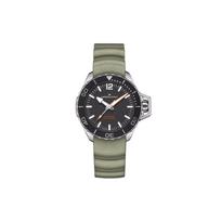 Hamilton Khaki Navy Frogman serijos Automatinis mechaninis judėjimas Sportinis laikrodis Vyriški laikrodžiai Juodas plienas Guma H77455331 Regular Watch Box,Black Dial H77455331