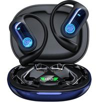 TWS 3-in-1 AI Translator Earbuds 144 Languages Noise Cancelling Bluetooth 5.4 Headset Instant Translator Smart Voice Real Time mėlyna