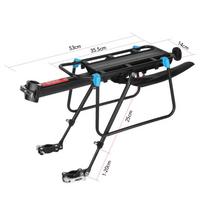 Quick Release Adjustable Bike Bicycle Cargo Rack Bike Rear Rack MTB Road Bicycle Bike Cargo Luggage Carrier Rack with Mudguard
