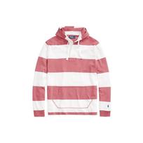 Polo Ralph Lauren FW22 Striped Pullover Long Sleeve Sweatshirt Men sweatshirt Pink White MNPOKNI16822119-999 XS white