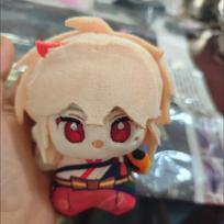 10cm Cute Genshin Impact Kaedehara Kazuha Plushie Stuffed Doll Decorative Backpack Pandents Keychain Doll Plush Toys Xmas Gifts