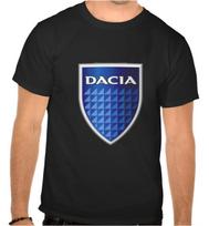 26 Dacia Car Logo Black T-Shirt -1090- Unisex T-Shirt S įvairiaspalvis
