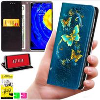 Etui Typu Portfel Do Xiaomi Redmi 15C 5G 173Mm / Poco C85 - Pokrowiec Bluemoon Nadruk + Szkło 9H