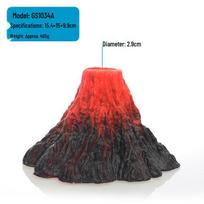JNL Resin Volcano Aquarium Decoration with Air Pump Connection