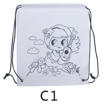 1pc 31.8x27.9cm Blank Drawstring Bags Bulk Reusable Art Craft Kits Birthday Party Small Gifts Classroom Activities & Goodie Bags