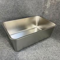 Top-Entry Stainless Steel Cat Litter Box with Anti-Splash Cover Square