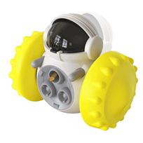 Robot Shaped Dog Puzzle Toys Brain Game Food Maze Feeder Dogs Interactive Treat Challenging Fun Challenges geltona