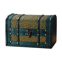 Wooden Wooden Storage Box Antique Finish Home Decoration Box Jewelry Keepsakes Box  Bedroom Style A