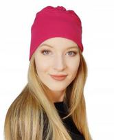 Turban Jasmina Sangria Czapka Marszczona Bez Wzoru Także Po Chemioterapii