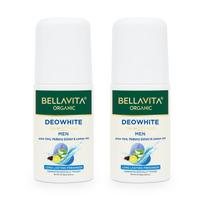 Suvyniojamų dezodorantų rinkinys vyrams (2 x 50 ml), Deowhite Roll On Dezodorant Vyriškas rinkinys, Bella Vita blue