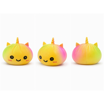 Didelis antistresinis vienaragis skvišas / Kawaii squishy dumpling dėžutėje