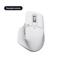 Logitech Master serijos MX Master 3S Belaidė „Bluetooth“ pelė Ergonomiška biuro tyli pelė su belaidžiu imtuvu balta