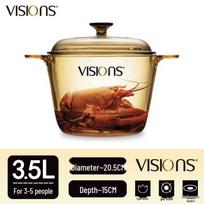 VISIONS Corning gintarinio stiklo troškintuvė 3,5L