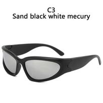 NEW Steampunk Sunglasses Women Men Brand Design Mirror Sport Luxury Vintage Unisex Sun Glasses Men Driver Shades Oculos UV400 SHOW AS PICTURE