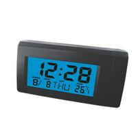 Automobilis Automobilis Skaitmeninis laikrodis Mini Auto Watch Automobilių Mėnesio data Foninio apšvietimo dekoravimo ornamentas