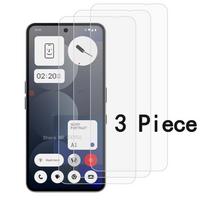 For Nothing Phone 3a Screen Protector Full Coverage High Quality Transparent Tempered Glass Film 3a Pro 9H Hard 3 Piece/lot 3 Pieces&Tempered Glass Film&Nothing Phone (3a)