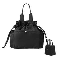 Women's Insulated Lunch Bag - Handheld Bento Box with Drawstring and Ice Pack for Office L9 H10 D7.5 inch juoda
