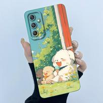 For Samsung Galaxy M34 M35 5G F34 5G Simplicity Flowers Liquid Shockproof Silicone Soft Phone Cover For SamsungM34 5G Case Samsung M35 5G