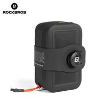 ROCKBROS Bicycle Saddle Bag Fully Waterproof Seamless Expandable Tail Bag Multifunctional  Lightweight Portable Storage Bag