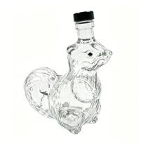 Squirrel Whiskey Decanter Glass Animal Liquor Bottle with Stopper Creative Wine Dispenser skaidri