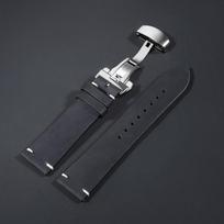 Retro Leather Watch Strap 18mm 20mm 22mm 24mm Watch Band Waterproof Watchdives Bracelet for Men Watch Accessories Wristband Belt 18mm