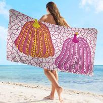 Yayoi Kusama Art Exhibition Pumpkin Flower Towel Microfiber Beach t Quick dry Soft Yoga Swimming Resort Mountain Climbing Towel Cotton 30x30cm