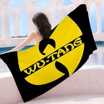 WU-TANG-CLAN HIP-HOP derinys Mikropluošto paplūdimio rankšluostis Sugeriantis Greitai džiūstantis Minkštas Joga Plaukimas Kurortas Alpinizmas Rankšluostis Cotton 30x30cm