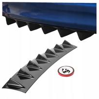 Dyfuzor Tylnego Zderzaka Typu Shark Fin Czarny Połysk 853Mm X 134Mm 7 Żeber