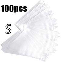 100pcs Piping Bag Kitchen Restaurant Pastry Icing Bag Cream Frosting DIY Cake Decorating Tool for Home Baking Dessert Making XJM
