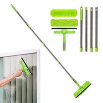 Squeegee For Window Cleaning Window Cleaning Tools Household Squeegees 2 In 1 Brush Wiper With Extension Pole For Shower Glass China Mainland